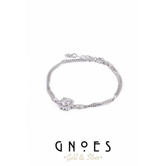 Charmlı Gümüş Bileklik