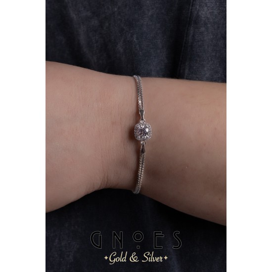 Charmlı Gümüş Bileklik