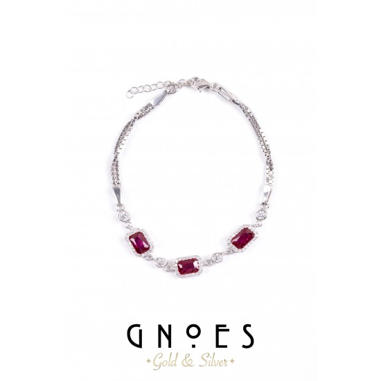 Charmlı Gümüş Bileklik