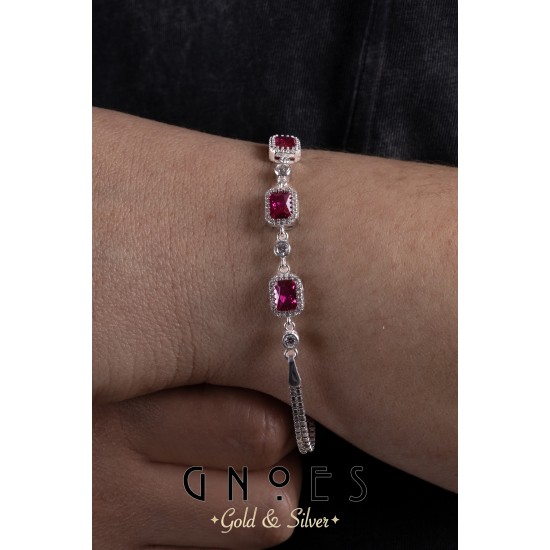 Charmlı Gümüş Bileklik