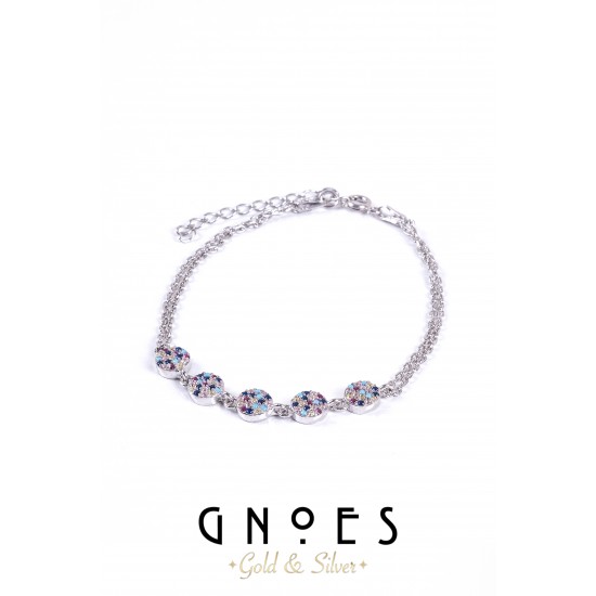 Charmlı Gümüş Bileklik