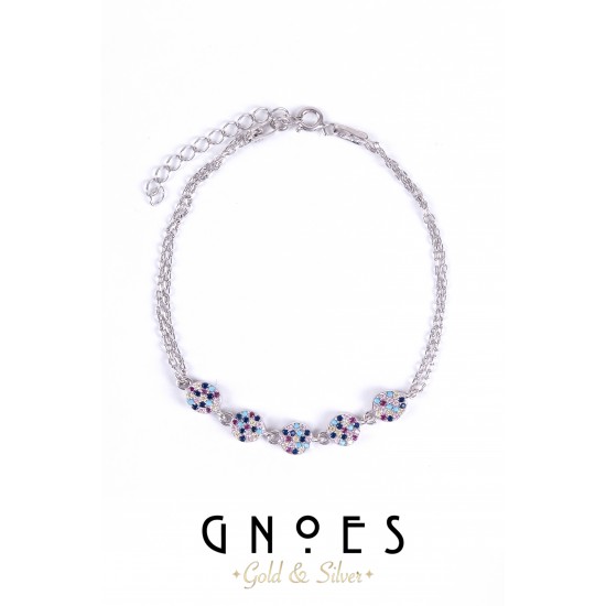 Charmlı Gümüş Bileklik