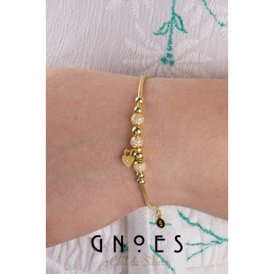 Charmlı Gümüş Bileklik