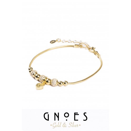 Charmlı Gümüş Bileklik