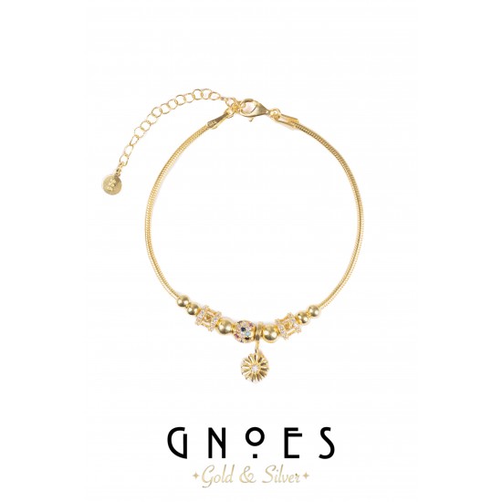 Charmlı Gümüş Bileklik